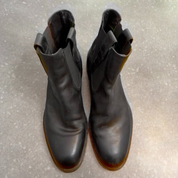 Johnston & Murphy Black Italian Leather Chelsea Boots – Size 12M - Picture 2 of 11